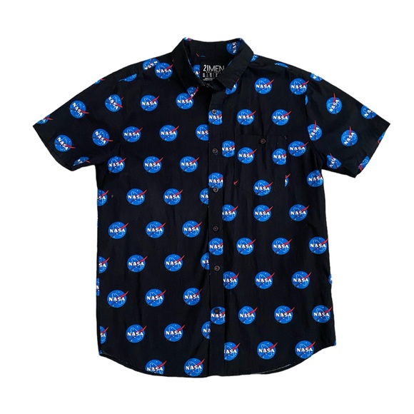 Interesting Info About Nasa Button Down Shirt